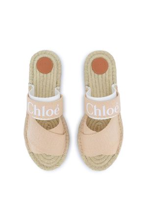 ciabatta in pelle rosa CHLOE' KIDS | C20512231